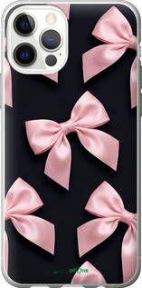 2D пластиковый чехол 'Coquette Ribbons Dark Coquette' для iPhone 12 изображение 1