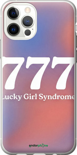 2D пластиковый чехол 'Aesthetic Aura Gradient 777 Lucky Energy' для iPhone 12 изображение 5
