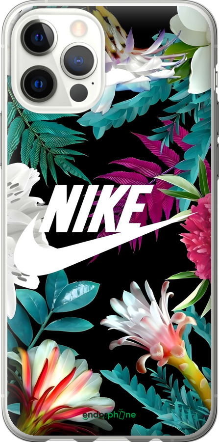 Силіконовий чехол Nike для Apple iPhone 12 Pro - 6378u-2052 изображение 