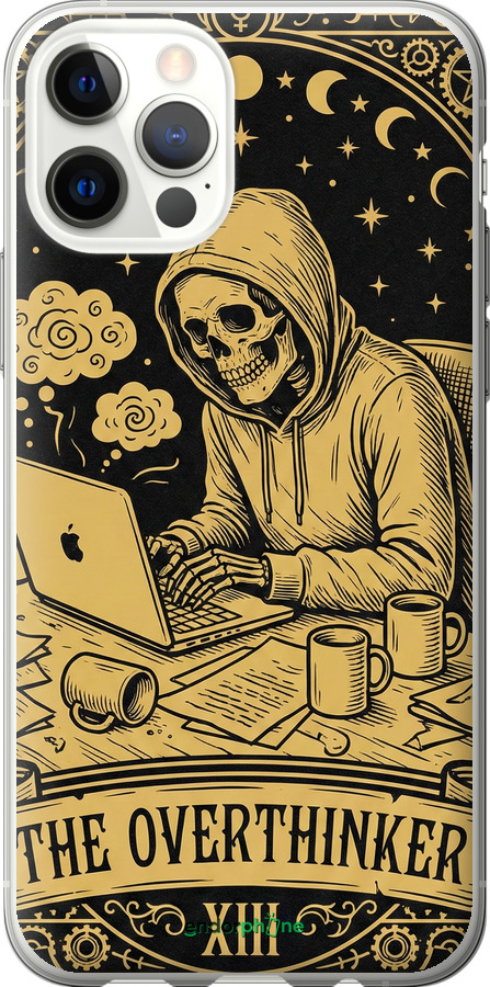 2D пластиковый чехол The Overthinker для Apple iPhone 12 - 6774t-2053 изображение 