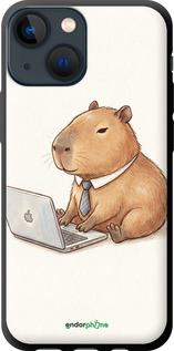 TPU чехол Funny Capybara CEO Working для Apple iPhone 13 Mini - 6777b-2373 изображение 
