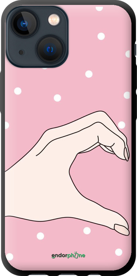 TPU чехол Половинка сердца для Apple iPhone 13 Mini - 4340b-2373 изображение 