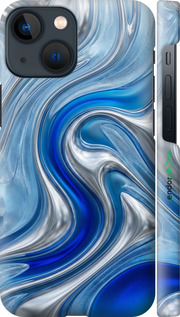 3D пластиковий матовий чехол Liquid Chrome для Apple iPhone 13 Mini - 6781m-2373 изображение 