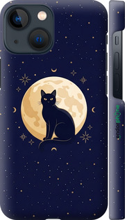 3D пластиковый матовый чехол 'Cute Cat Celestial/Witchy' для iPhone 13 Mini изображение 3