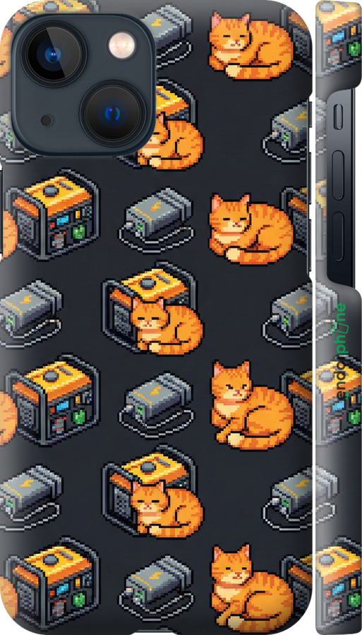 3D пластиковый матовый чехол Autonomous Zone для Apple iPhone 13 Mini - 6771m-2373 изображение 