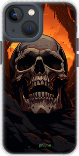 Чехол Bumper MagSafe чехол Череп в пещере для Apple iPhone 13 Mini - 5959pm-2373 изображение 