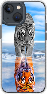 Чехол Bumper MagSafe чехол Тигр для Apple iPhone 13 Mini - 6016pm-2373 изображение 