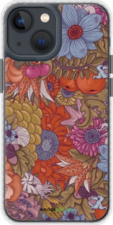 Чехол Bumper чехол Абстрактные цветы для Apple iPhone 13 Mini - 6526pc-2373 изображение 