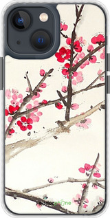 Чехол Bumper чехол Принт с изображением цветения сакуры для Apple iPhone 13 Mini - 6545pc-2373 изображение 