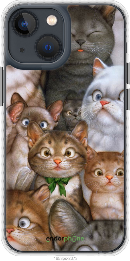 

Чохол Bumper чохол "Коти" для iPhone 13 Mini