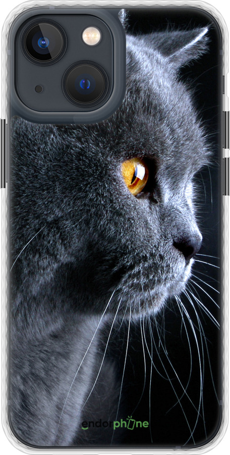 

Чохол Bumper MagSafe чохол "Гарний кіт" для iPhone 13 Mini, Чорний