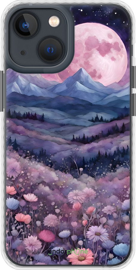 Чохол Bumper чехол Ніч місяць арт для Apple iPhone 13 Mini - 6319pc-2373 изображение 