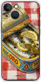 Силіконовий протиударний с посиленими кутами чехол Vintage Sardine Tin Phone для Apple iPhone 13 Mini - 6772sp-2373 изображение 