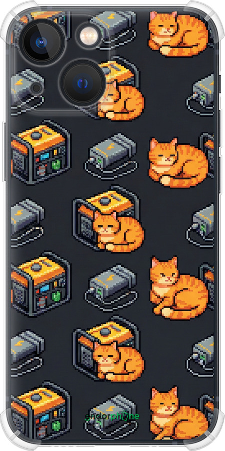 Силикон с усиленными углами чехол Autonomous Zone для Apple iPhone 13 Mini - 6771sp-2373 изображение 