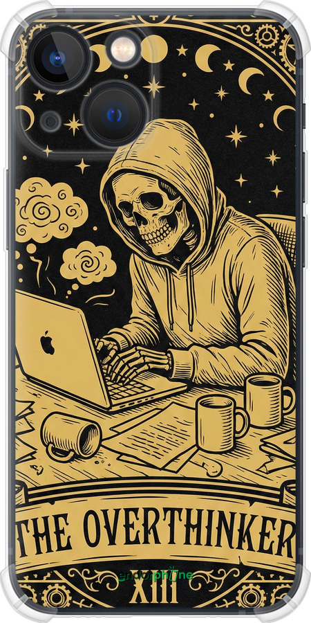 Силикон с усиленными углами чехол The Overthinker для Apple iPhone 13 Mini - 6774sp-2373 изображение 