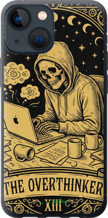 2D пластиковый чехол 'The Overthinker' для iPhone 13 Mini изображение 3