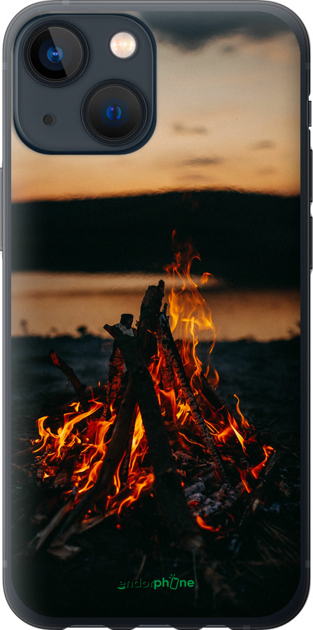 2D пластиковый чехол Огонь для Apple iPhone 13 Mini - 6021t-2373 изображение 