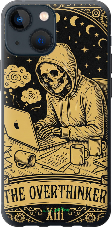 2D пластиковый чехол The Overthinker для Apple iPhone 13 Mini - 6774t-2373 изображение 