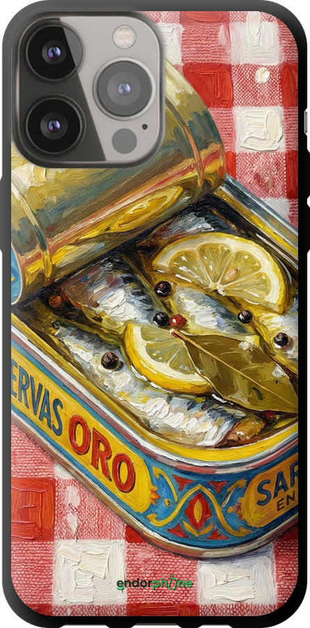 TPU чехол Vintage Sardine Tin Phone для Apple iPhone 13 Pro Max - 6772b-2371 изображение 