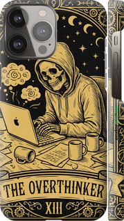 3D пластиковый матовый чехол 'The Overthinker' для iPhone 13 Pro Max изображение 1
