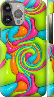 3D пластиковый матовый чехол 'Y2K Jelly Dream' для iPhone 13 Pro Max изображение 3