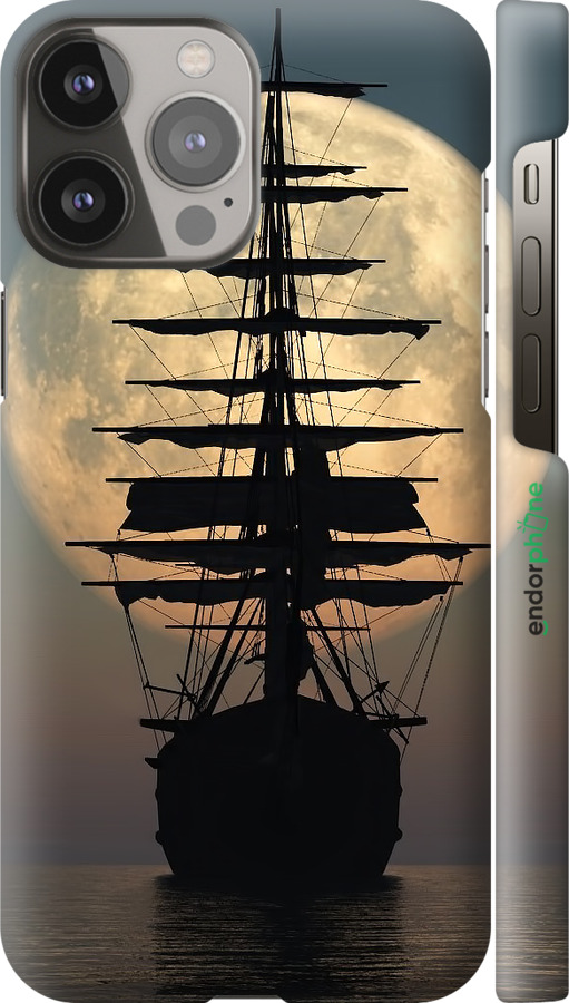 3D пластиковий матовий чехол Корабель для Apple iPhone 13 Pro Max - 5998m-2371 изображение 
