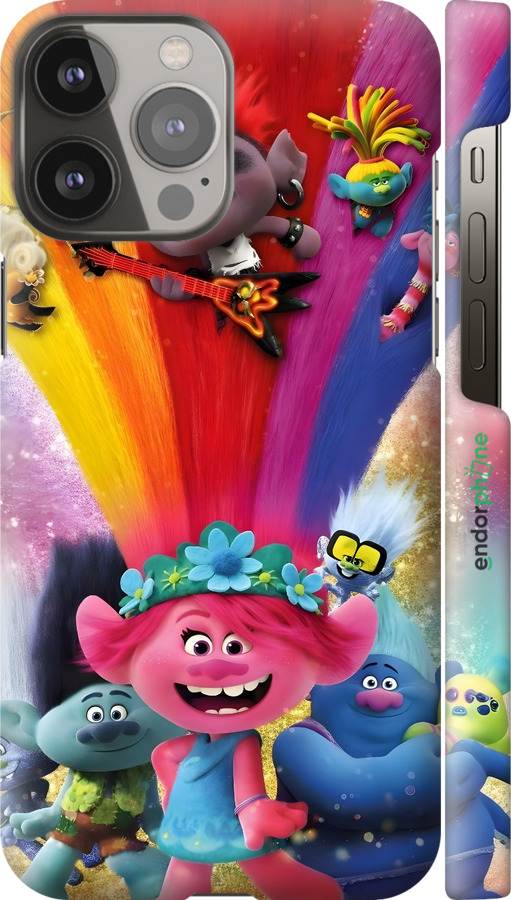 3D пластиковый матовый чехол Троли для Apple iPhone 13 Pro Max - 6343m-2371 изображение 