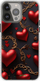 Чохол Bumper MagSafe чехол Сердечки для Apple iPhone 13 Pro Max - 5831pm-2371 изображение 