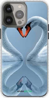 Чехол Bumper чехол Лебеди для Apple iPhone 13 Pro Max - 6007pc-2371 изображение 