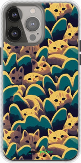 Чехол Bumper чехол С изображением кошек для Apple iPhone 13 Pro Max - 6429pc-2371 изображение 