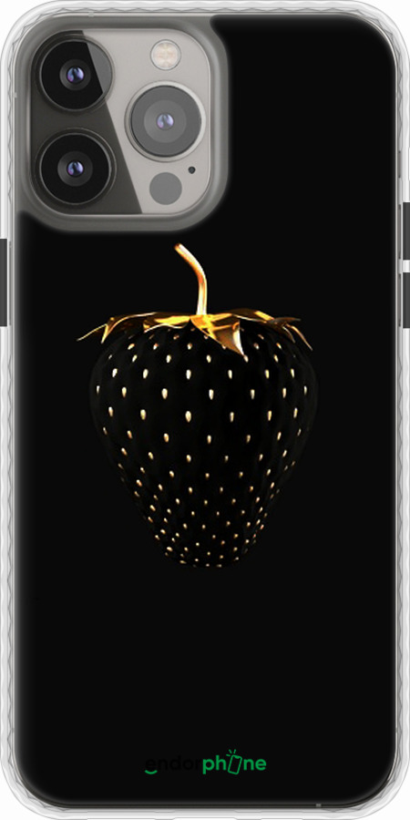

Чохол Bumper MagSafe чохол "Чорна полуниця" для iPhone 13 Pro Max, Чорний