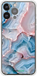 Силіконовий протиударний с посиленими кутами чехол Мрамор для Apple iPhone 13 Pro Max - 6306sp-2371 изображение 