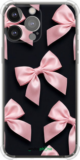 Силіконовий протиударний с посиленими кутами чехол Coquette Ribbons Dark Coquette для Apple iPhone 13 Pro Max - 6767sp-2371 изображение 