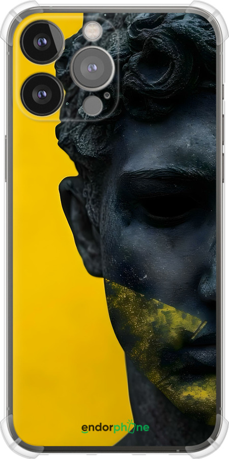 Силикон с усиленными углами чехол Статуя арт для Apple iPhone 13 Pro Max - 6330sp-2371 изображение 