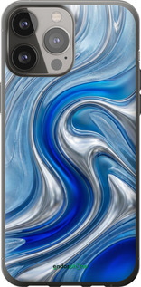 Силиконовый чехол Liquid Chrome для Apple iPhone 13 Pro Max - 6781u-2371 изображение 