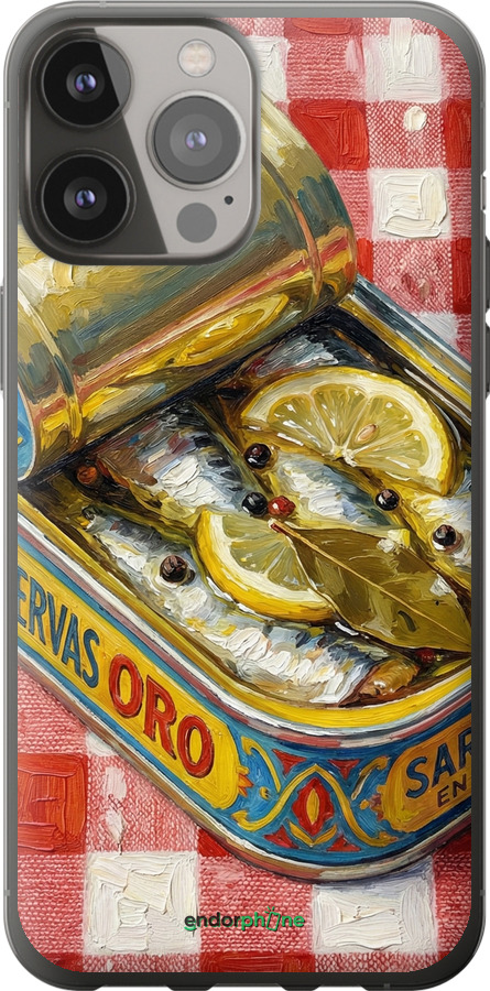 2D пластиковый чехол Vintage Sardine Tin Phone для Apple iPhone 13 Pro Max - 6772t-2371 изображение 