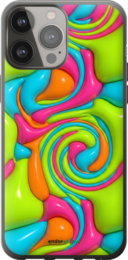 Силіконовий чехол Y2K Jelly Dream для Apple iPhone 13 Pro Max - 6780u-2371 изображение 