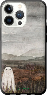 TPU чехол Одинокий призрак на фоне гор для Apple iPhone 13 Pro - 6486b-2372 изображение 