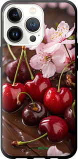 TPU чехол Вишня в шоколаде для Apple iPhone 13 Pro - 6698b-2372 изображение 