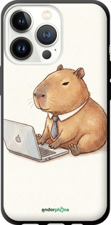 TPU чехол Funny Capybara CEO Working для Apple iPhone 13 Pro - 6777b-2372 изображение 