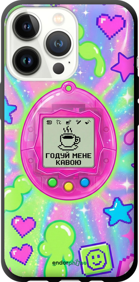 TPU чехол Y2K Aesthetic Retro Pet: Годуй мене кавою для Apple iPhone 13 Pro - 6784b-2372 изображение 
