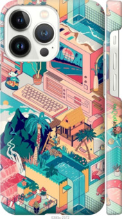 3D пластиковий матовий чехол № 5393 для Apple iPhone 13 Pro - 5393m-2372 изображение 