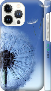 3D пластиковий матовий чехол Кульбабка для Apple iPhone 13 Pro - 6005m-2372 изображение 