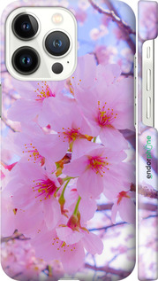 3D пластиковий матовий чехол Сакура для Apple iPhone 13 Pro - 6029m-2372 изображение 