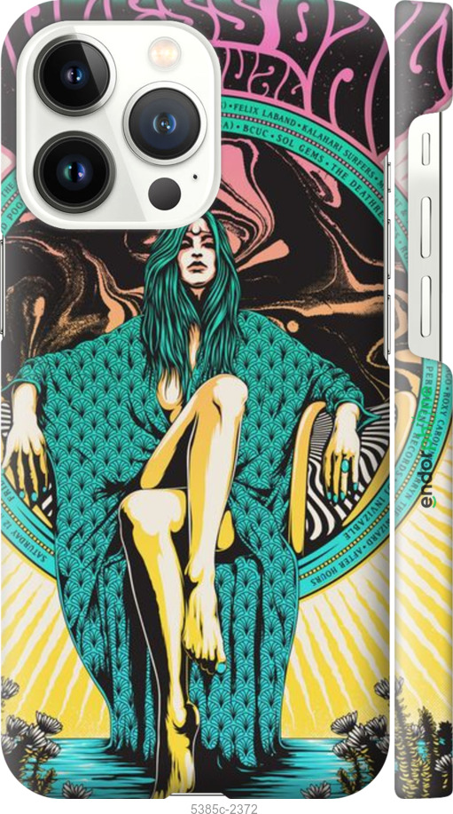 3D пластиковый матовый чехол № 5385 для Apple iPhone 13 Pro - 5385m-2372 изображение 