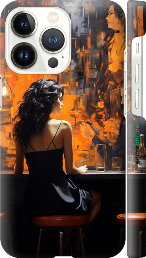 3D пластиковий матовий чехол Чохол для телефону для Apple iPhone 13 Pro - 5962m-2372 изображение 