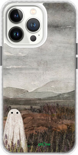 Чехол Bumper чехол Одинокий призрак на фоне гор для Apple iPhone 13 Pro - 6486pc-2372 изображение 