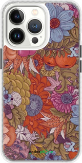 Чехол Bumper чехол Абстрактные цветы для Apple iPhone 13 Pro - 6526pc-2372 изображение 