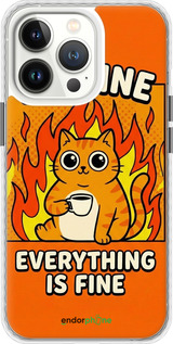 Чехол Bumper MagSafe чехол Funny Cat для Apple iPhone 13 Pro - 6786pm-2372 изображение 