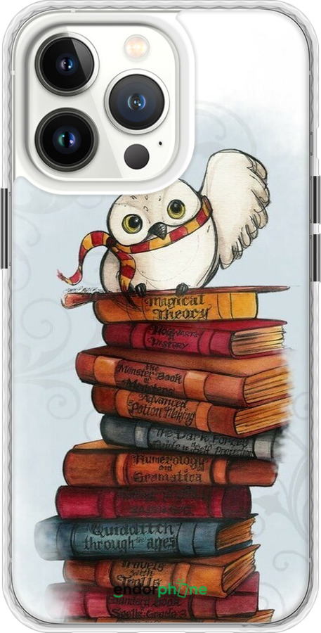 Чохол Bumper MagSafe чехол Сова та книги для Apple iPhone 13 Pro - 6436pm-2372 изображение 